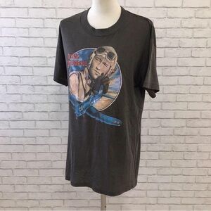 Vintage Graphic T-Shirt with Aviator Design